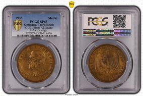 1933 Medal C-30 36mm AE Matte BAYER edge SP63