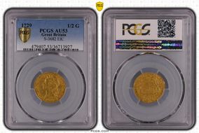 1729 1/2 G S-3682 EIC AU53