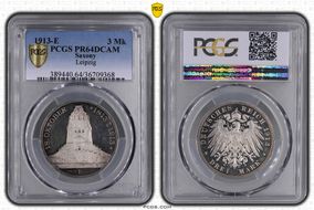 1913-E 3 Mk Leipzig J-140 PR64DCAM