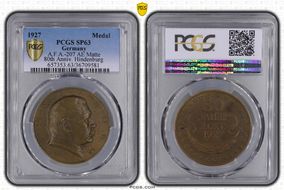 1927 Medal  Arnold-207 AE Matte SP63