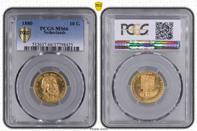 1880 10 G KM-106  Au MS66