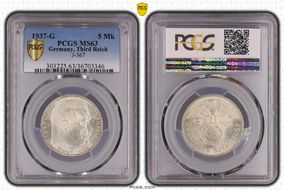 1937-G 5 Mk J-367 MS63