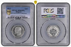 1912 Lev MS63PL