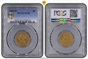 1846-O $5 VF30