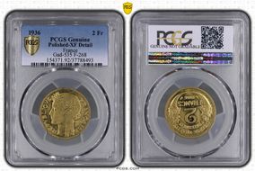 1936 2 Fr Gad-535 F-268 N1