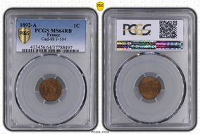 1892-A 1C Gad-88 F-104 MS64RB