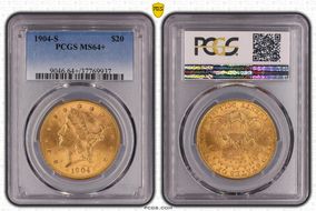 1904-S $20 MS64+