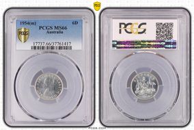 1954(m) 6D MS66