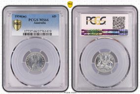 1954(m) 6D MS66