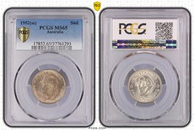 1952(m) Shil KM-46  Ag MS65