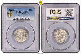 1952(m) Shil KM-46  Ag MS66