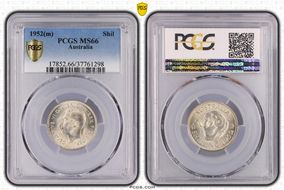 1952(m) Shil KM-46  Ag MS66