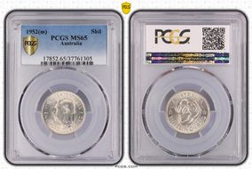 1952(m) Shil KM-46  Ag MS65