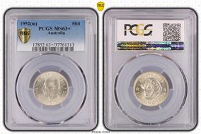 1952(m) Shil KM-46  Ag MS63+