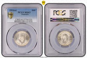 1952(m) Shil KM-46  Ag MS63