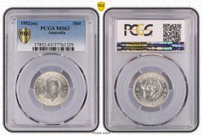 1952(m) Shil KM-46  Ag MS63