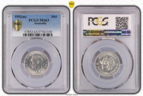 1952(m) Shil KM-46  Ag MS63