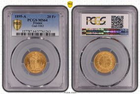 1895-A 20 Fr Gad-1063 F-533 MS64
