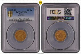 1855-BB 10 Fr Gad-1014 F-506 VF30