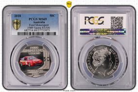 2018 50C Ford Motorsport Colorized 1989 Sierra RS500 MS69