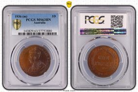 1936 (m) 1D MS63BN
