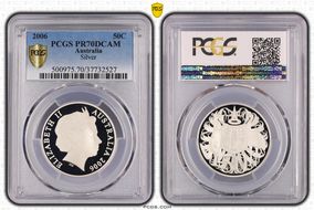 2006 50C KM-821  Ag PR70DCAM