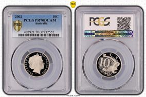 2002 10C PR70DCAM
