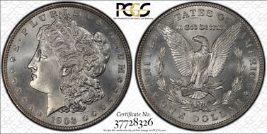 1903 $1 MS67+ 
