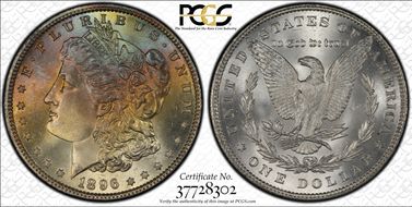 1896 $1 MS67+