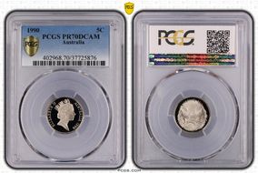 1990 5C PR70DCAM