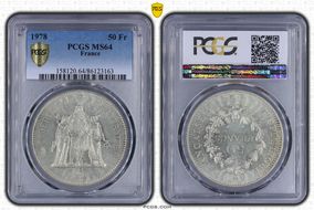 1978 50 Fr Gad-882 F-427 MS64