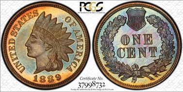 1889 1C PR65BN