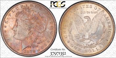 1878 7TF $1 R78, VAM 171, Tripled R MS64
