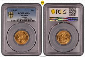1919-M Sov S-3999 MS64