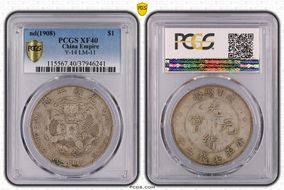 (1908) $1 Y-14 LM-11 XF40