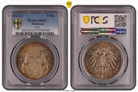 1913-J 5 Mk J-65 MS67