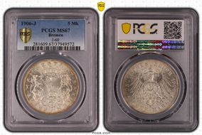 1906-J 5 Mk J-60 MS67