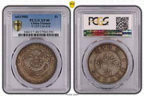 (1908) $1 LM-418 K-166 XF40