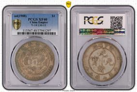 (1908) $1 Y-14 LM-11 XF40