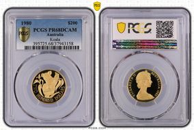 1980 $200 Koala PR68DCAM