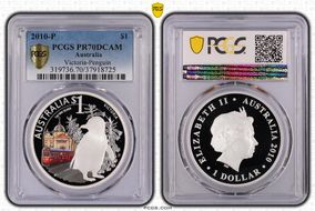 2010-P $1 Victoria-Penguin PR70DCAM
