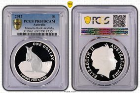 2012 $1 Mareeba Rock-Wallaby PR69DCAM