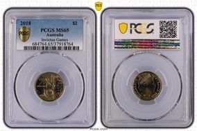 2018 $2 Invictus Games MS65