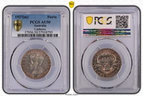 1927(m) Florin Canberra  KM-31 AU50