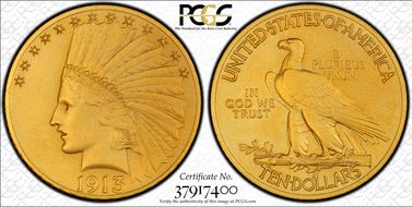 1913 $10 PR67