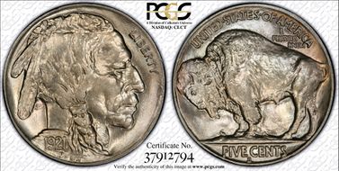 1921-S 5C MS66