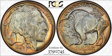 1913-D 5C Type 1 MS68