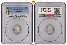 1901 5C MS65