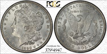 1890 $1 MS65