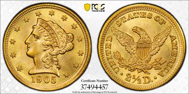 1905 $2.50 MS65